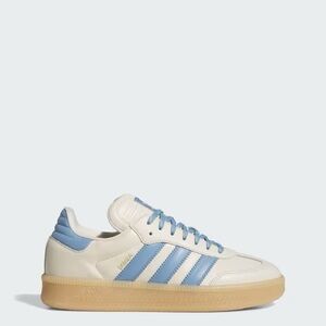 adidas White and Blue Athletic Shoes